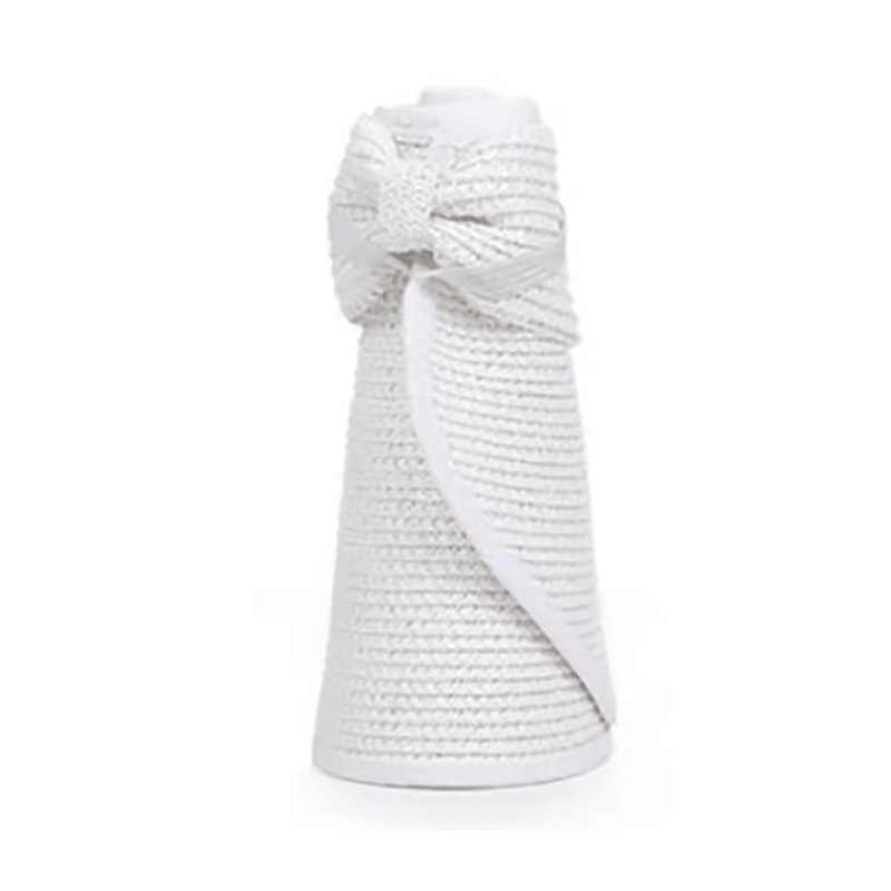 BreezeFold Wide Brim Foldable Straw Visor With UV Protection 2