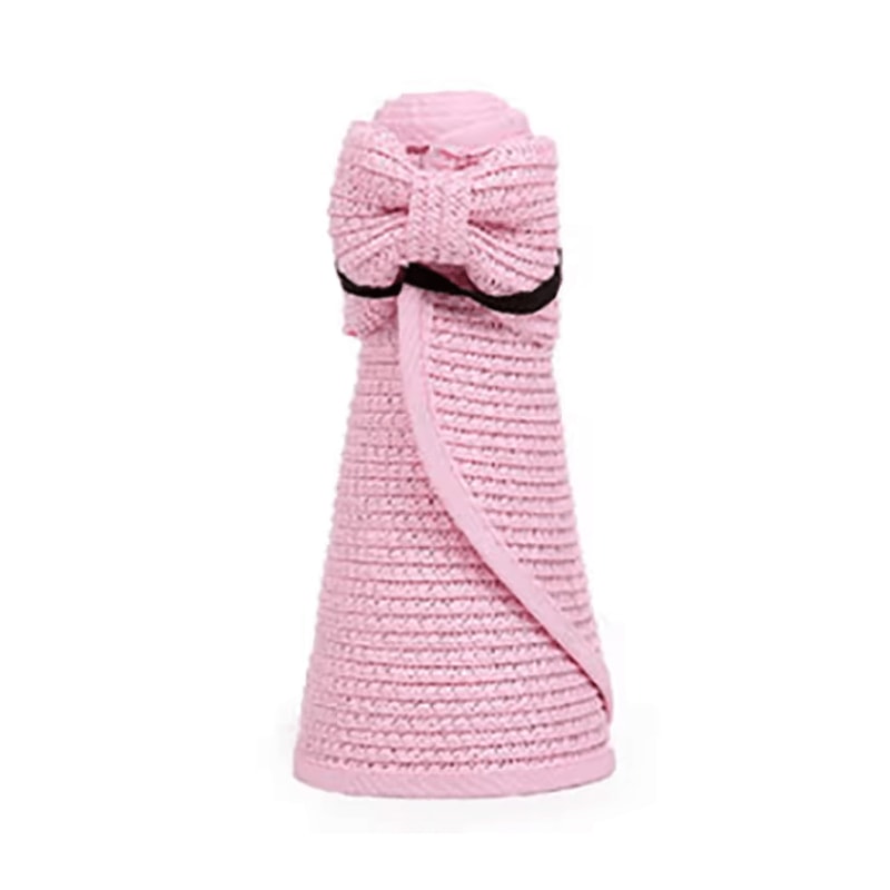 BreezeFold Wide Brim Foldable Straw Visor With UV Protection 7