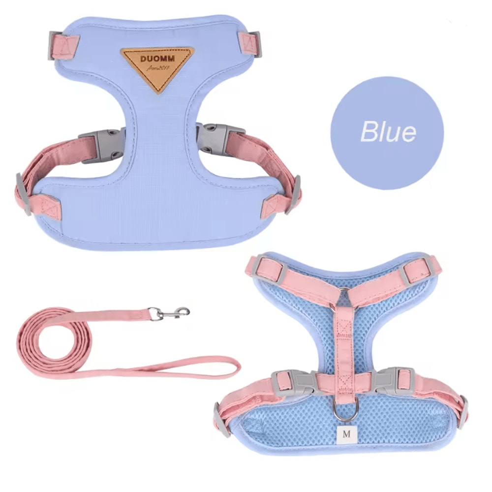 PawComfort Breathable Mesh Pet Harness And Leash Set 2