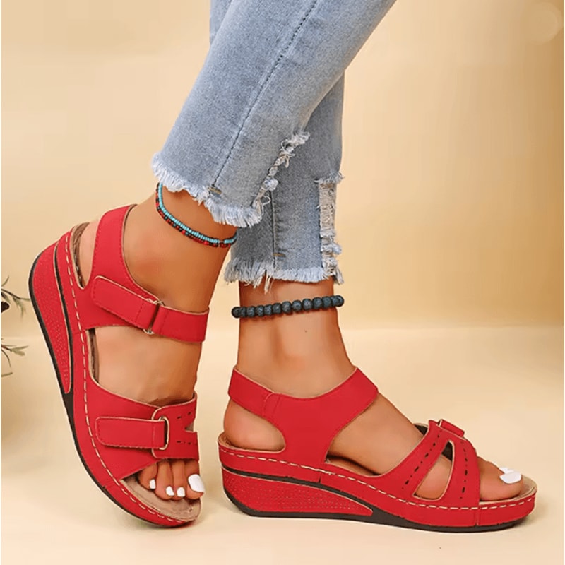 BreezeWalk Lightweight Wedge Sandals For Women 0