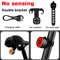BUCKLOS Smart Brake Sensor Rechargeable Bike Taillight 3