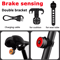 BUCKLOS Smart Brake Sensor Rechargeable Bike Taillight 4