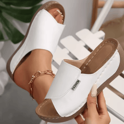 sunwave comfortable wedge slippers for women