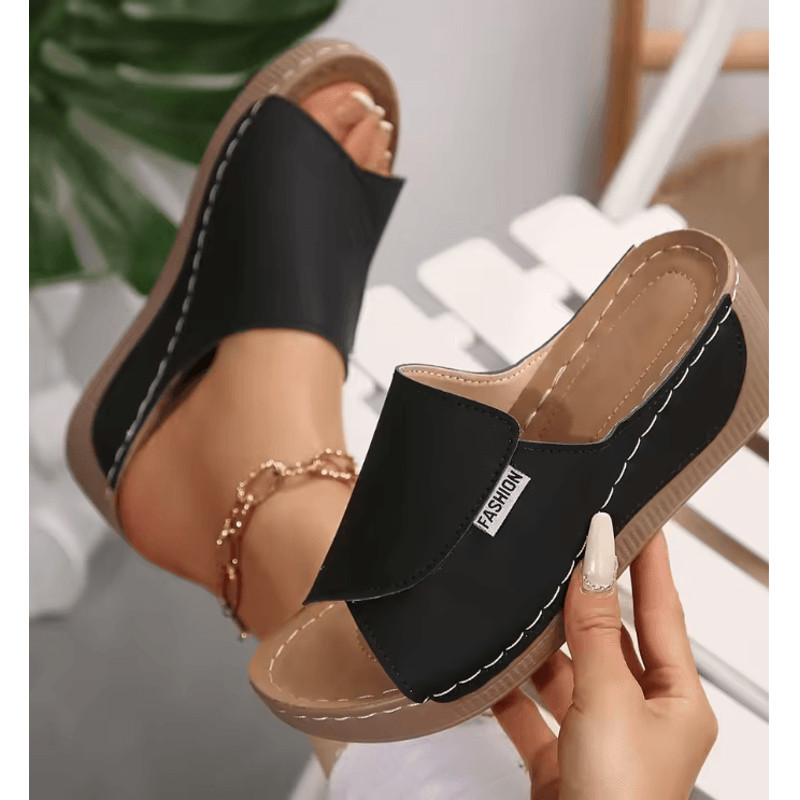 SunWave Comfortable Wedge Slippers For Women 1