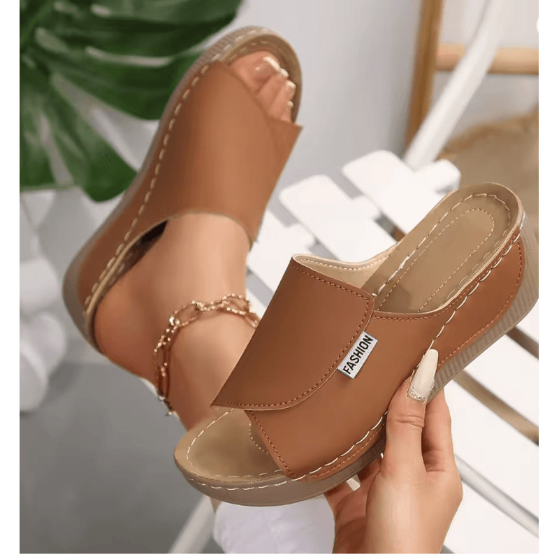SunWave Comfortable Wedge Slippers For Women 4