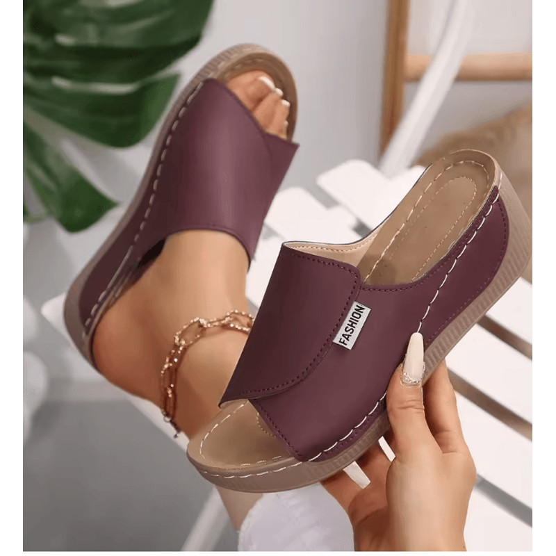 SunWave Comfortable Wedge Slippers For Women 5