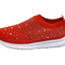 Womens Crystal Mesh Slip On Walking Sneakers For Outdoor And Everyday Comfort 6