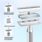 BAILI Poseidon Stainless Steel Double Edge Safety Razor Classic Wet Shave With Platinum Blades 2