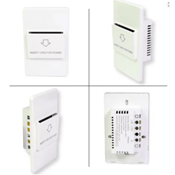 ecocard smart hotel power saver switch 12.5 khz 13.56 mhz card activated