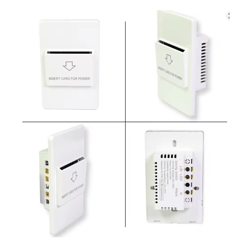 EcoCard Smart Hotel Power Saver Switch 125 KHz 1356 MHz Card Activated 0
