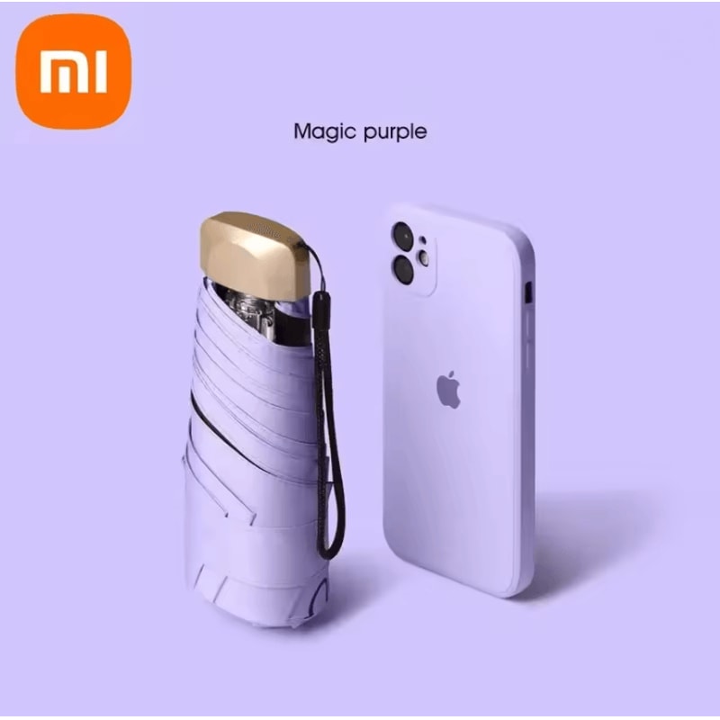 Xiaomi Capsule Mini Umbrella Ultra Light Dual Use Rain And UV Pocket Umbrella 9