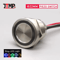 Stainless Steel 22 Mm Flat Head LED Piezo Touch Switch Waterproof IP68 0