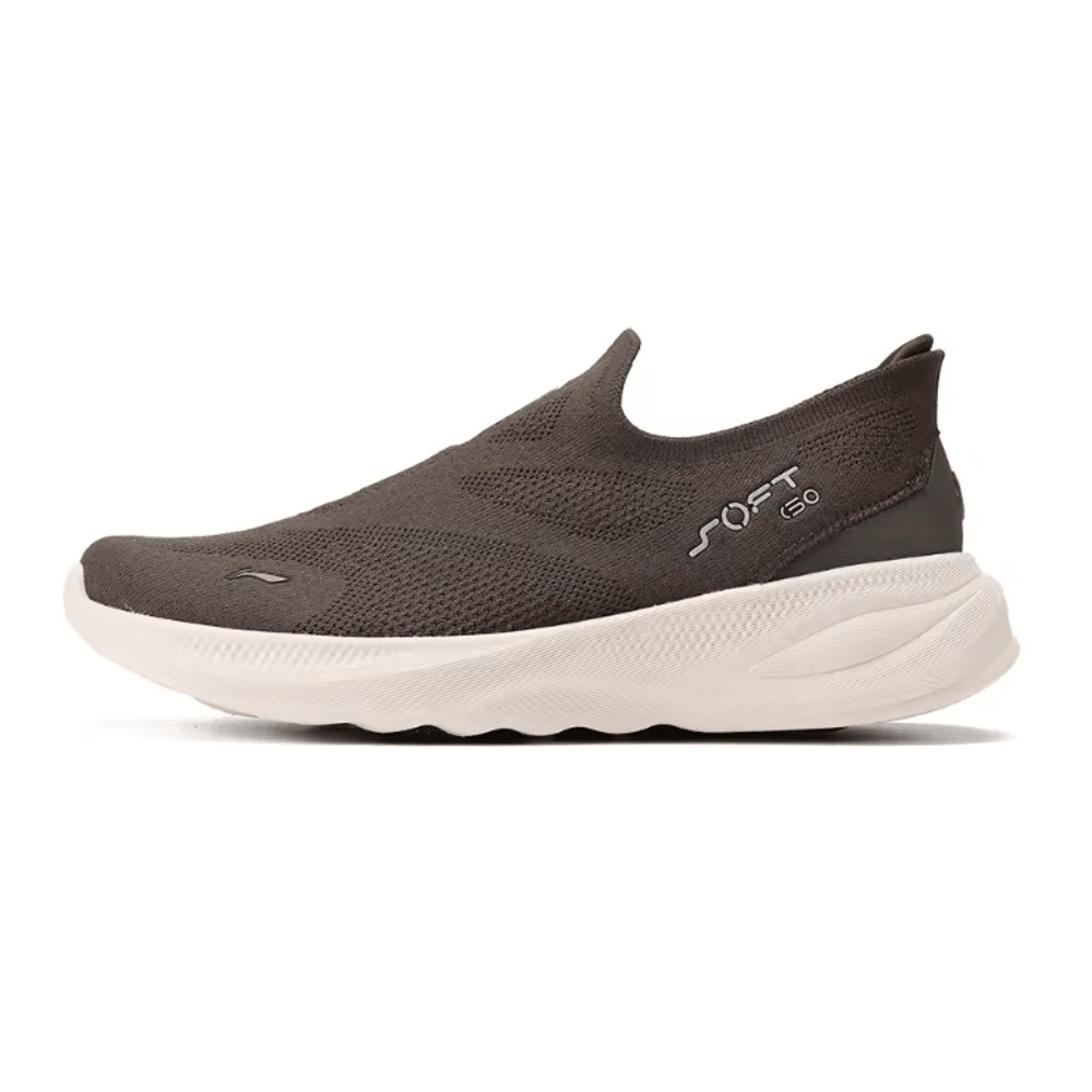Li Ning Soft Go 2 Knit Mens Slip On Walking Sneakers 5