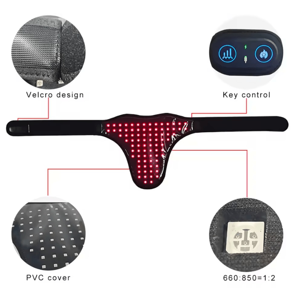 RejuveFlex LED Infrared Abdominal Massage Belt For Pain Relief 1