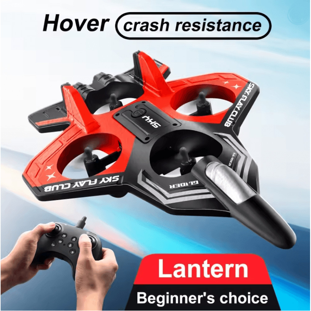 YP3 RC Foam Jet Glider With 24 GHz Stunt RC Helicopter Mode And LED Lights 0