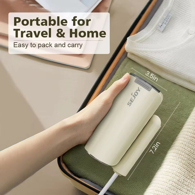 Sejoy Handheld Travel Garment Steamer 1000W Portable Fabric Wrinkle Remover 2