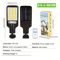 SolarSense 4 Pack Waterproof LED Outdoor Motion Sensor Light 1