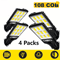SolarSense 4 Pack Waterproof LED Outdoor Motion Sensor Light 4