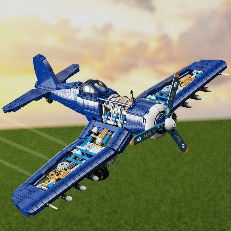 SkyStrike Military Airplane Building Block Set 2
