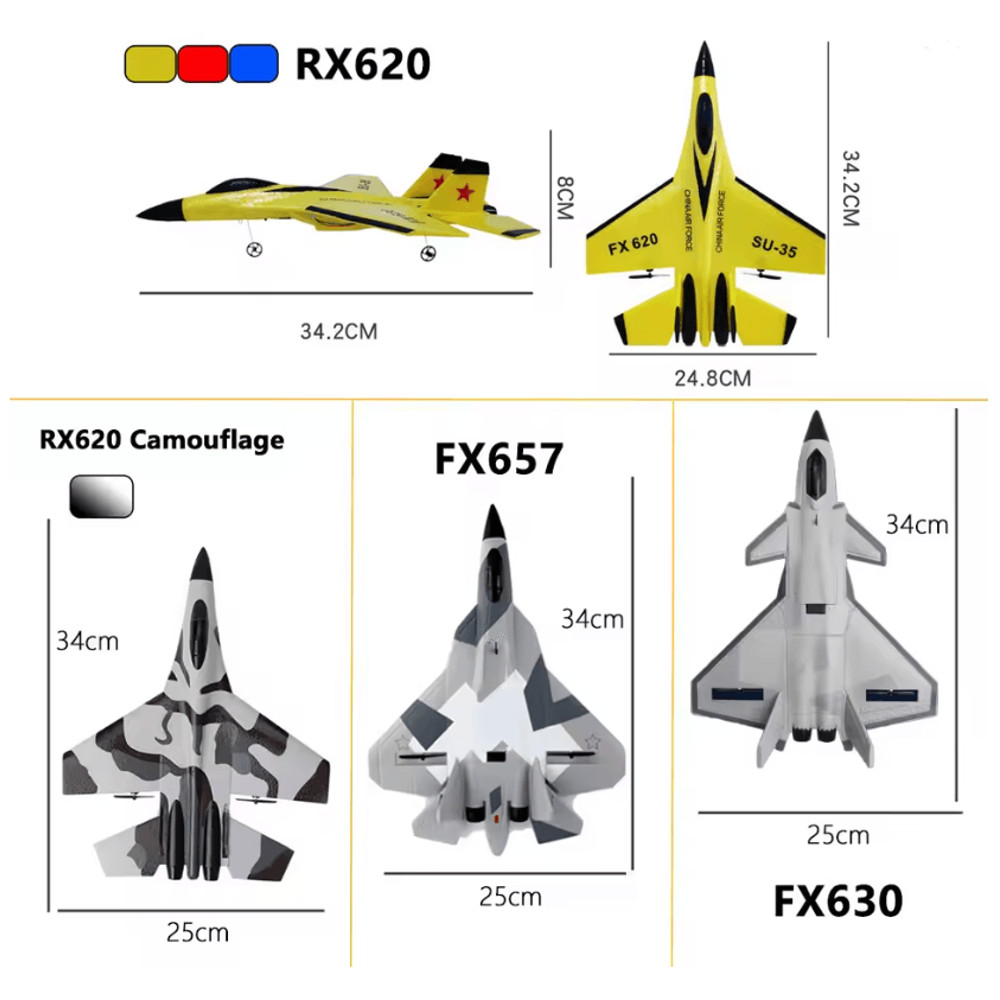 SkyGlide RC SU 35 Foam Fighter Plane 1