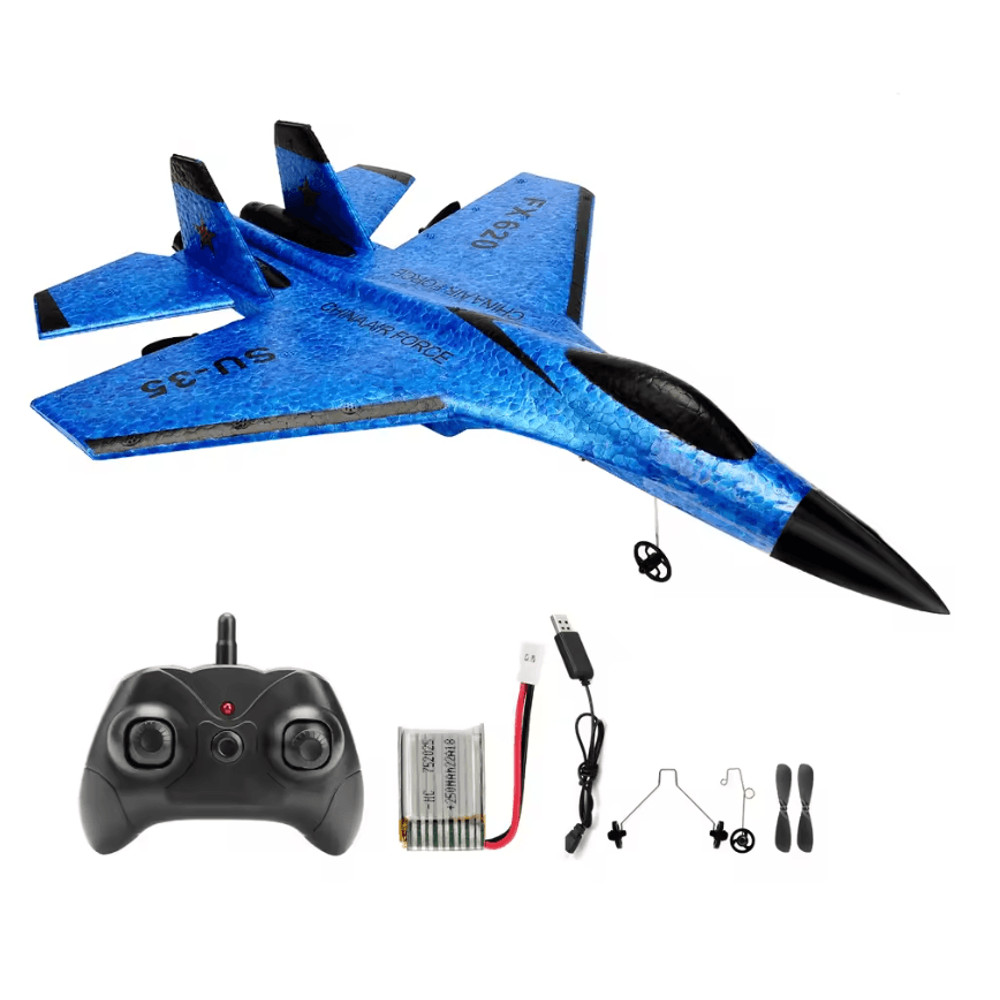SkyMaster SU35 RC Plane Remote Control Airplane Foam Glider With LED Lights 2