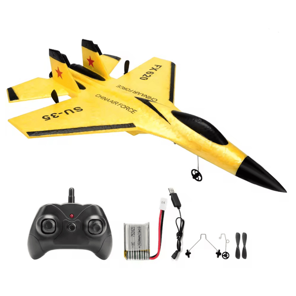SkyMaster SU35 RC Plane Remote Control Airplane Foam Glider With LED Lights 8