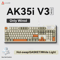 Ajazz AK35I V3 MAX Gasket Mechanical Keyboard TriMode Wired Bluetooth Wireless Gaming Keyboard 9