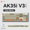 Ajazz AK35I V3 MAX Gasket Mechanical Keyboard TriMode Wired Bluetooth Wireless Gaming Keyboard 9