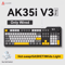 Ajazz AK35I V3 MAX Gasket Mechanical Keyboard TriMode Wired Bluetooth Wireless Gaming Keyboard 8