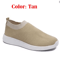 SoftKnit Womens Plus Size Slip On Loafers Breathable Casual Flats Summer Shoes 6