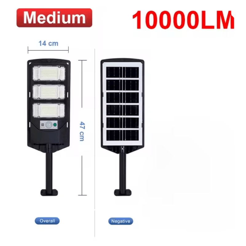 SunVolt 100000 LM Solar Street Light Outdoor Waterproof LED Dusk To Dawn Security Lamp 4