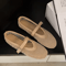 SummerBreeze Fishnet Mary Jane Flats Breathable Round Toe Casual Shoes 3