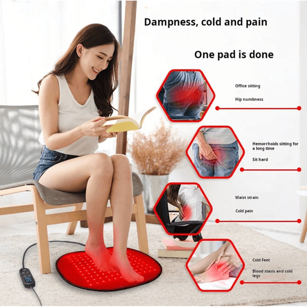 3 In 1 Red Light Therapy Healing Pad For Waist Hips Feet 4