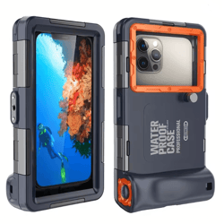 universal 15m waterproof diving phone case with lanyard