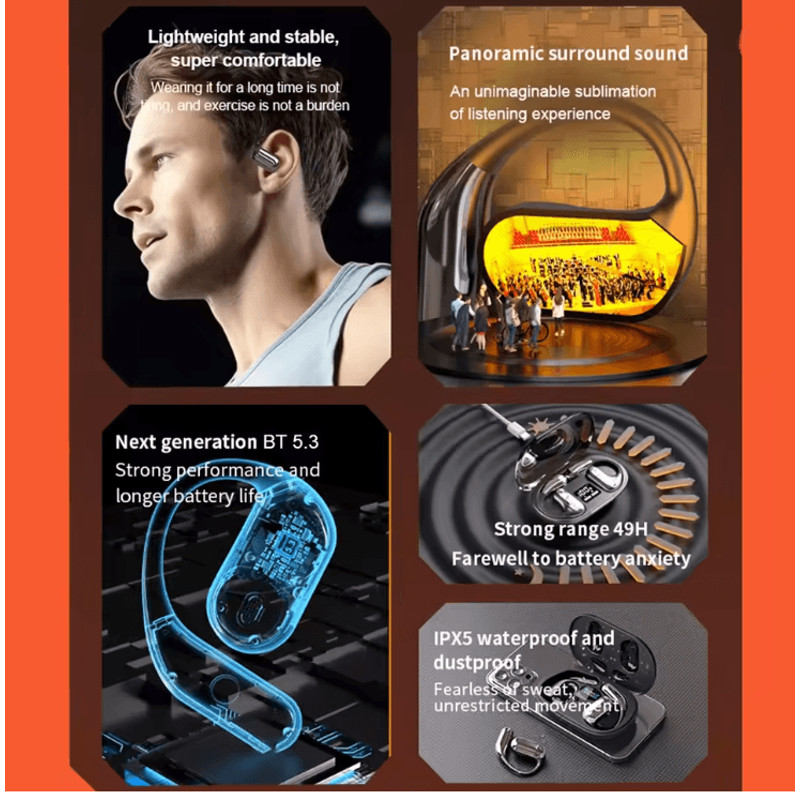 Smart AI Translator Earbuds 144 Language Bluetooth 53 1