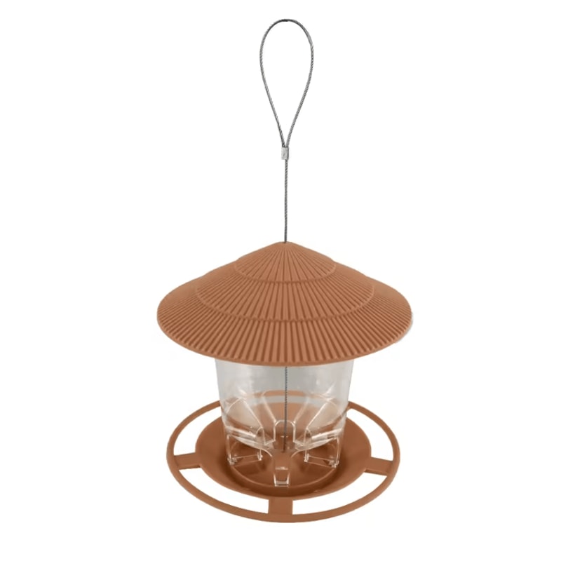 Automatic Hanging Bird Feeder With MultiHole Dispenser 8