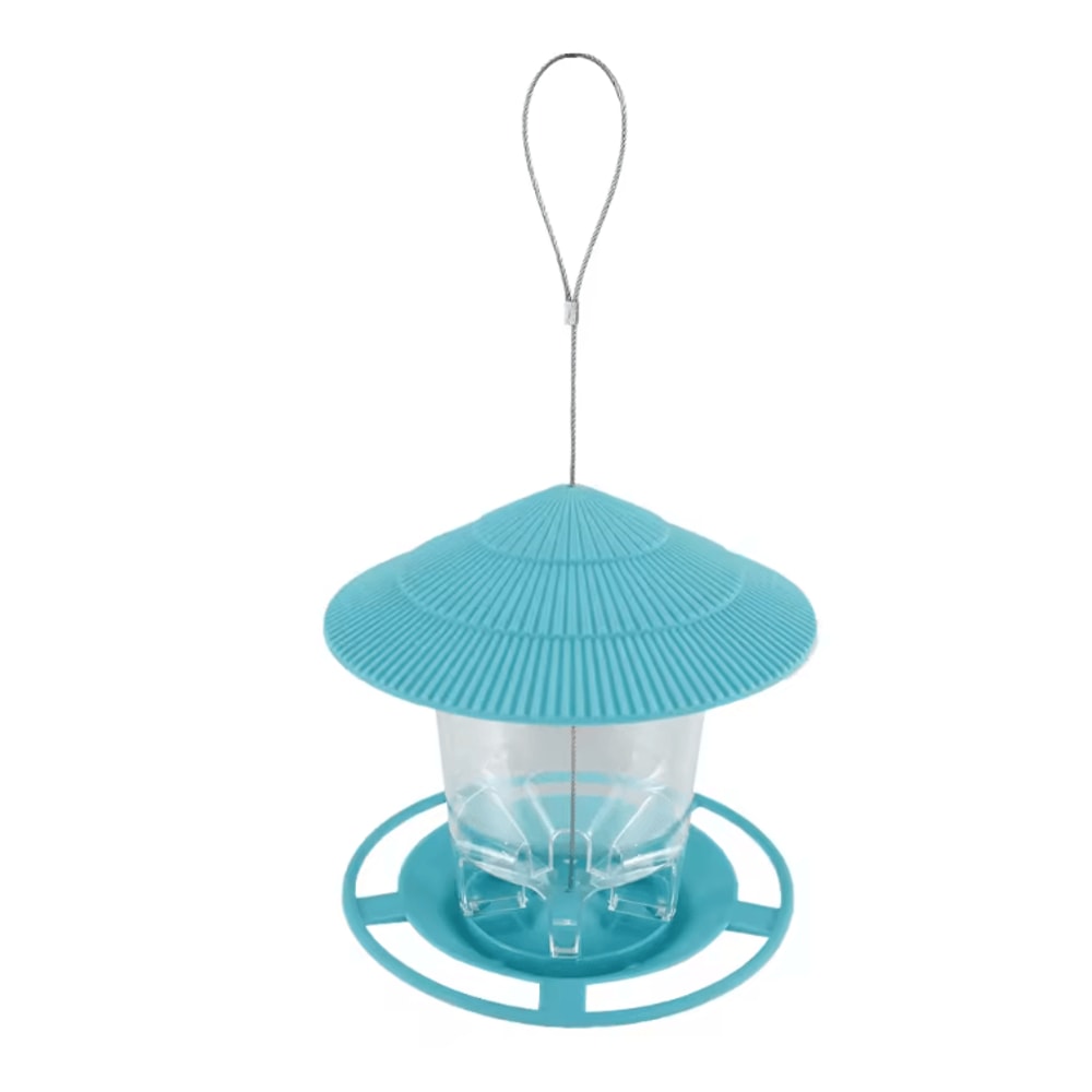 Automatic Hanging Bird Feeder With MultiHole Dispenser 7