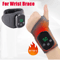 TheraWave Rechargeable Electric Heating Wrist Brace Vibration Massage Carpal Relief 2