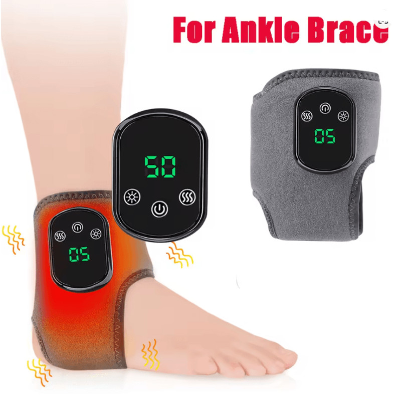 TheraWave Rechargeable Electric Heating Wrist Brace Vibration Massage Carpal Relief 3