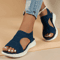 OceanBreeze Mesh Platform Wedge Sandals Women Light Casual Summer Shoes 1