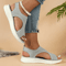 OceanBreeze Mesh Platform Wedge Sandals Women Light Casual Summer Shoes 5