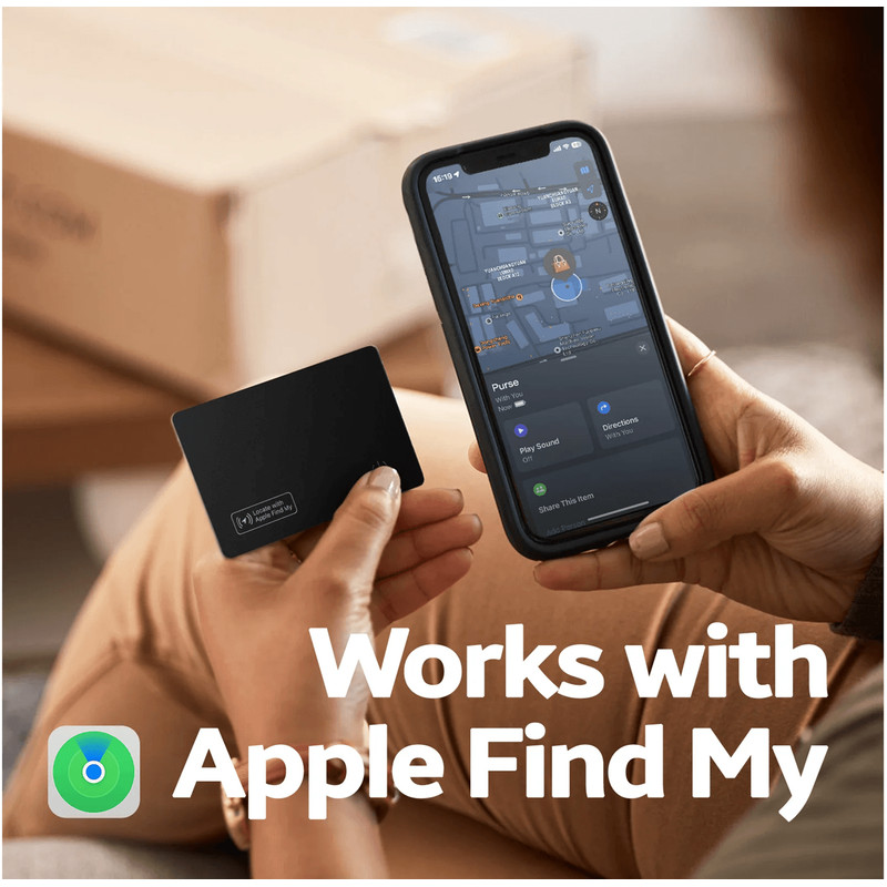 FindEase SmartCard Wallet Tracker Wireless Charging Compatible With Apple Find My 2