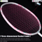 EliteStrike TX 4U Carbon Fiber Badminton Racket Offensive Power 1