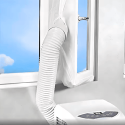airlock flexible window seal for portable air conditioner