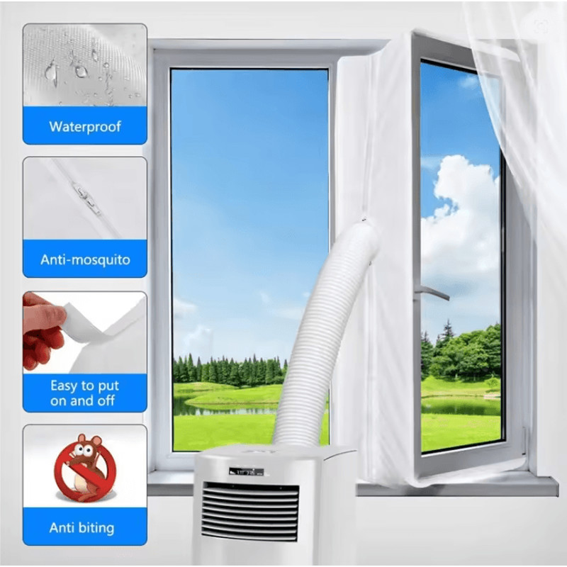 AirLock Flexible Window Seal For Portable Air Conditioner 1