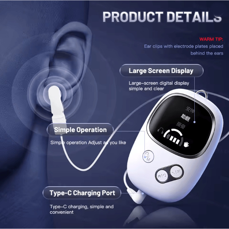 SleepEase CES EarClip Microcurrent Sleep Aid Device 1