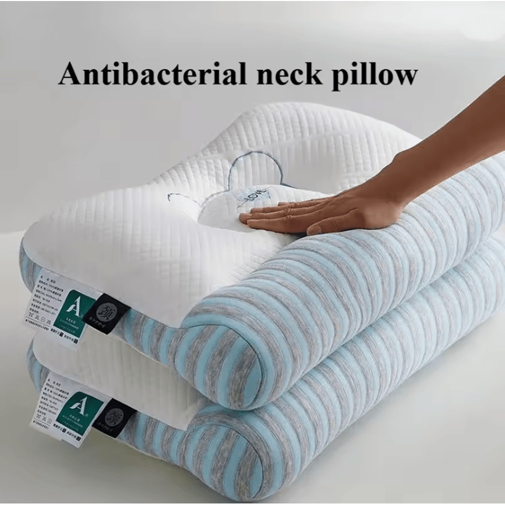 CloudKnit Ergonomic Neck And Body Pillow Soft Breathable Support Cushion 0