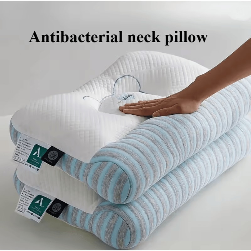 CloudKnit Ergonomic Neck And Body Pillow Soft Breathable Support Cushion 0