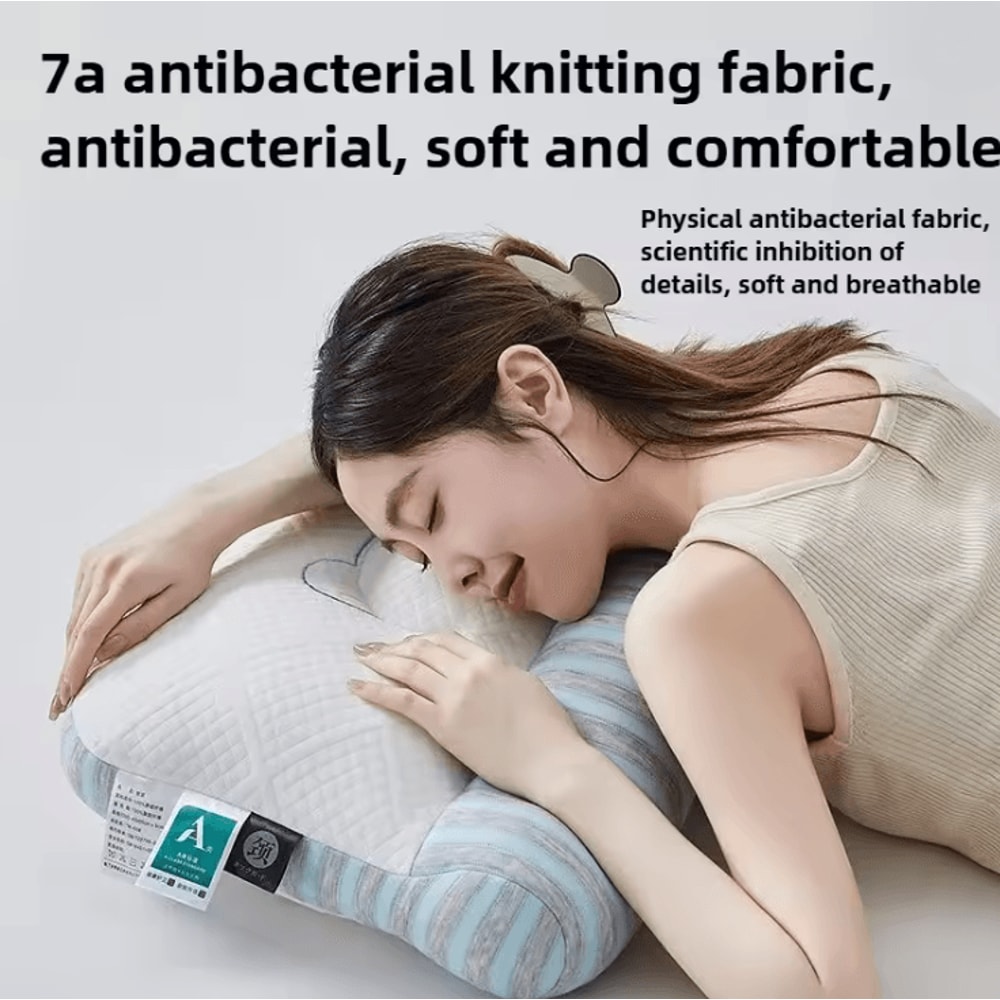 CloudKnit Ergonomic Neck And Body Pillow Soft Breathable Support Cushion 1