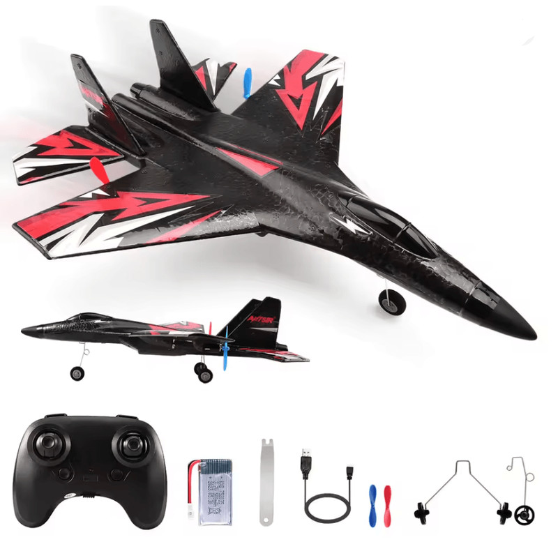 High Performance SU27 Foam Jet Glider With LED Night Lights 2